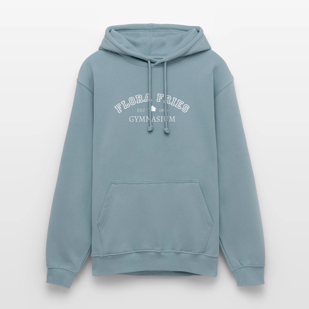 AHS Flora Fries- Unisex Hoodie - stonewash blue