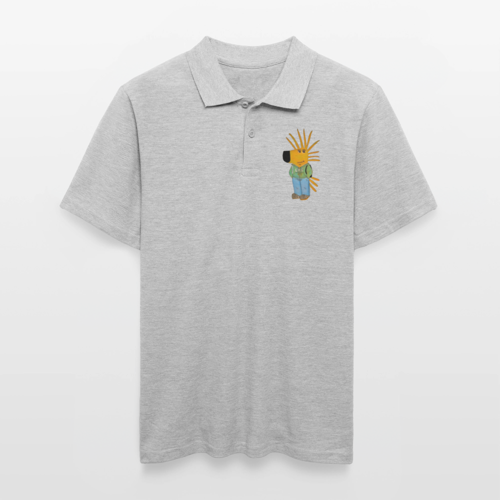 AHS Geblergasse Polo Shirt - heather grey