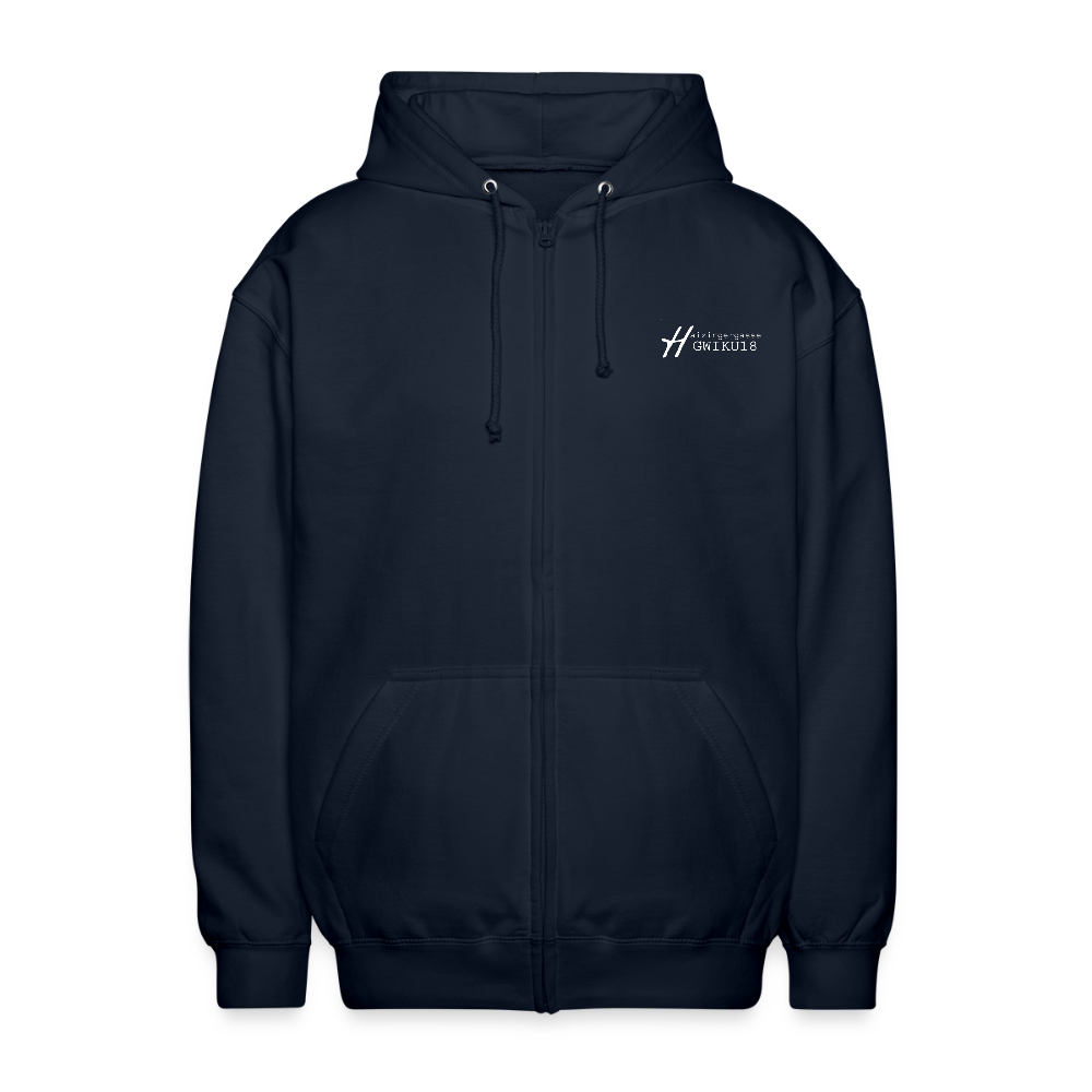 Haizingergymnasium- Kapuzenjacke - navy