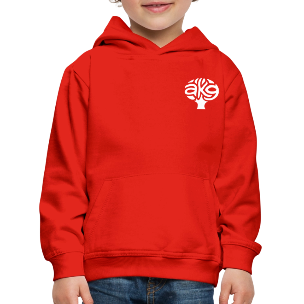 Anton-Krieger-Gasse Kinder Hoodie - red