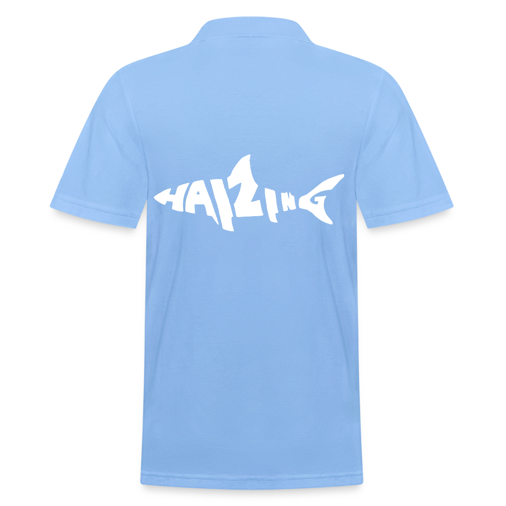 Haizingergymnasium- Polo Shirt - sky blue