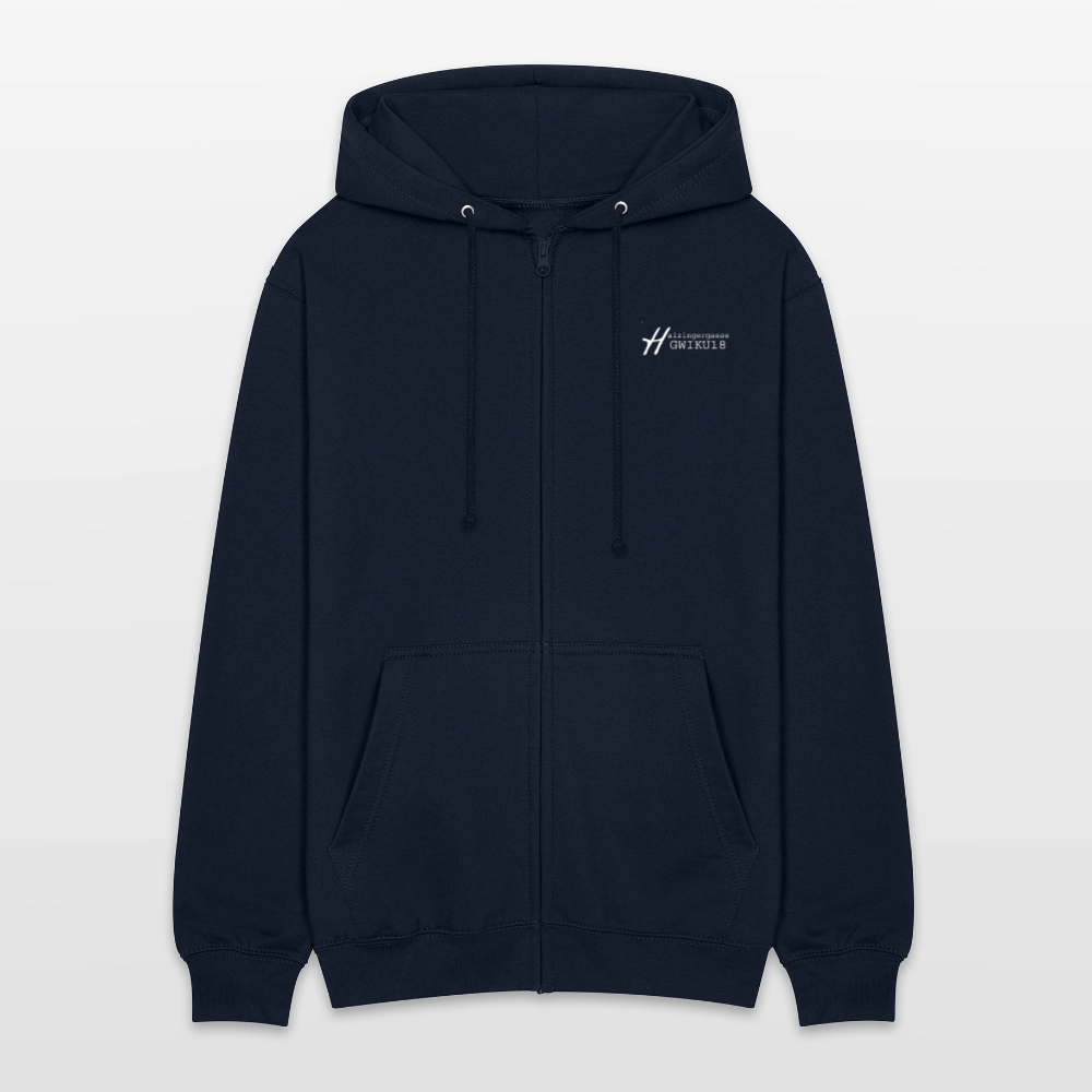 Haizingergymnasium- Kapuzenjacke - navy