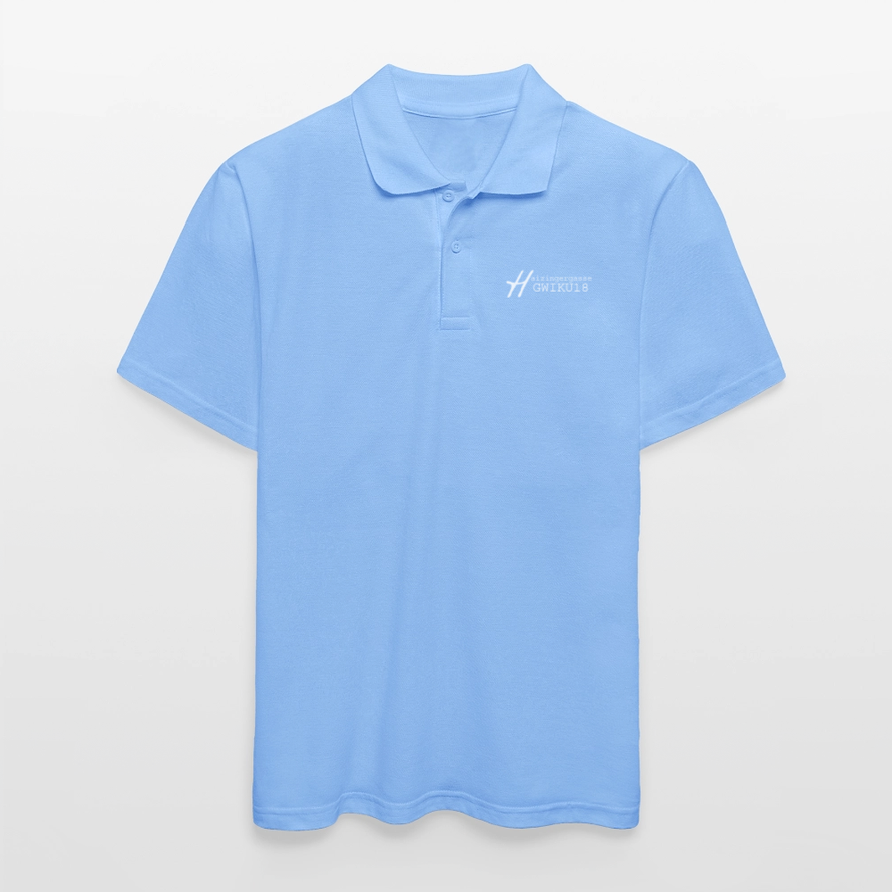 Haizingergymnasium- Polo Shirt - sky blue
