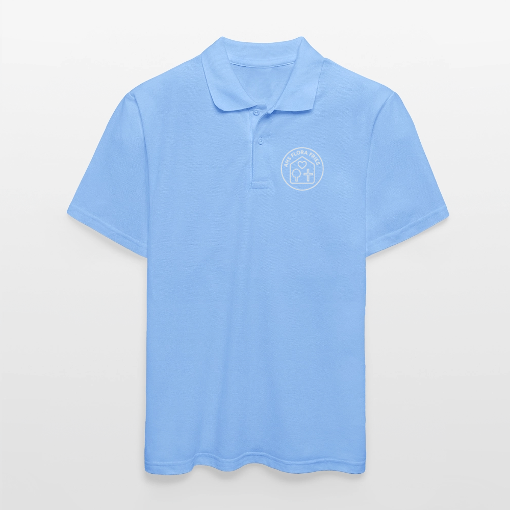 AHS Flora Fries- Polo Shirt - sky blue