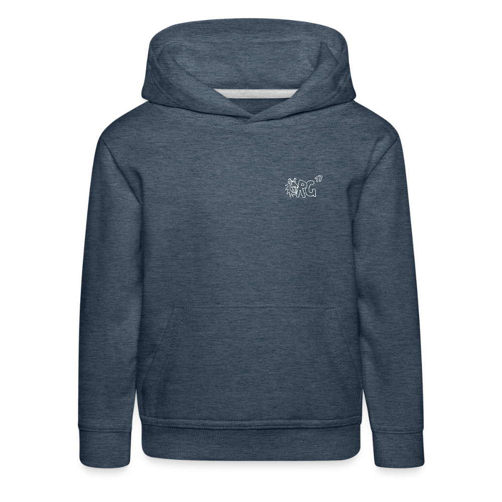 AHS Geblergasse Kinder Hoodie - heather denim