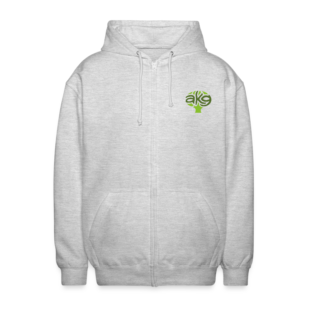 Anton-Krieger-Gasse Kapuzenjacke - light heather grey