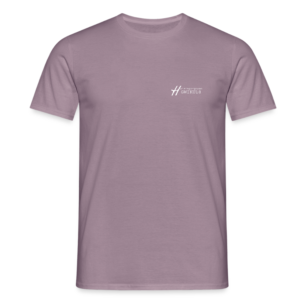 Haizingergymnasium- T-Shirt - purple-grey