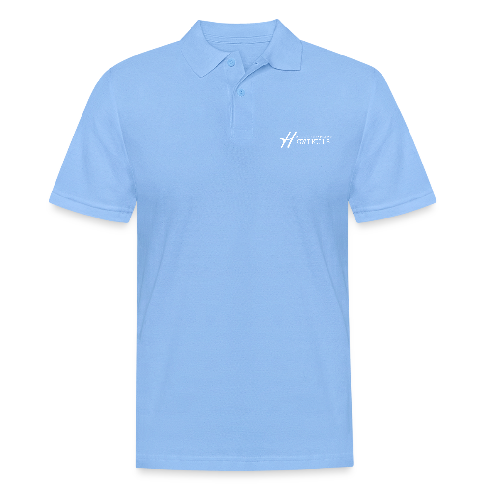 Haizingergymnasium- Polo Shirt - sky blue