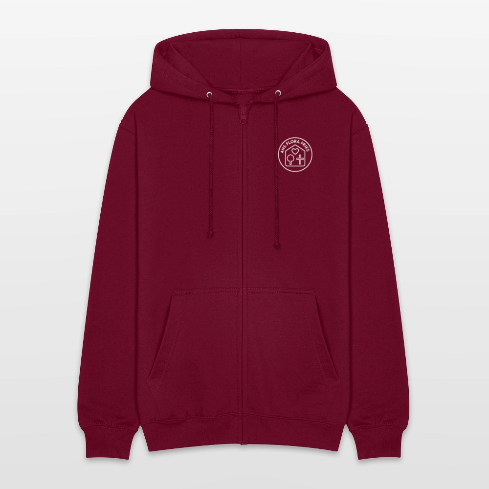 AHS Flora Fries- Unisex Hooded Jacket - bordeaux