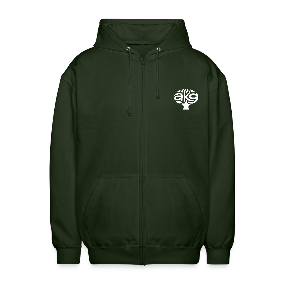 Anton-Krieger-Gasse Kapuzenjacke - forest green