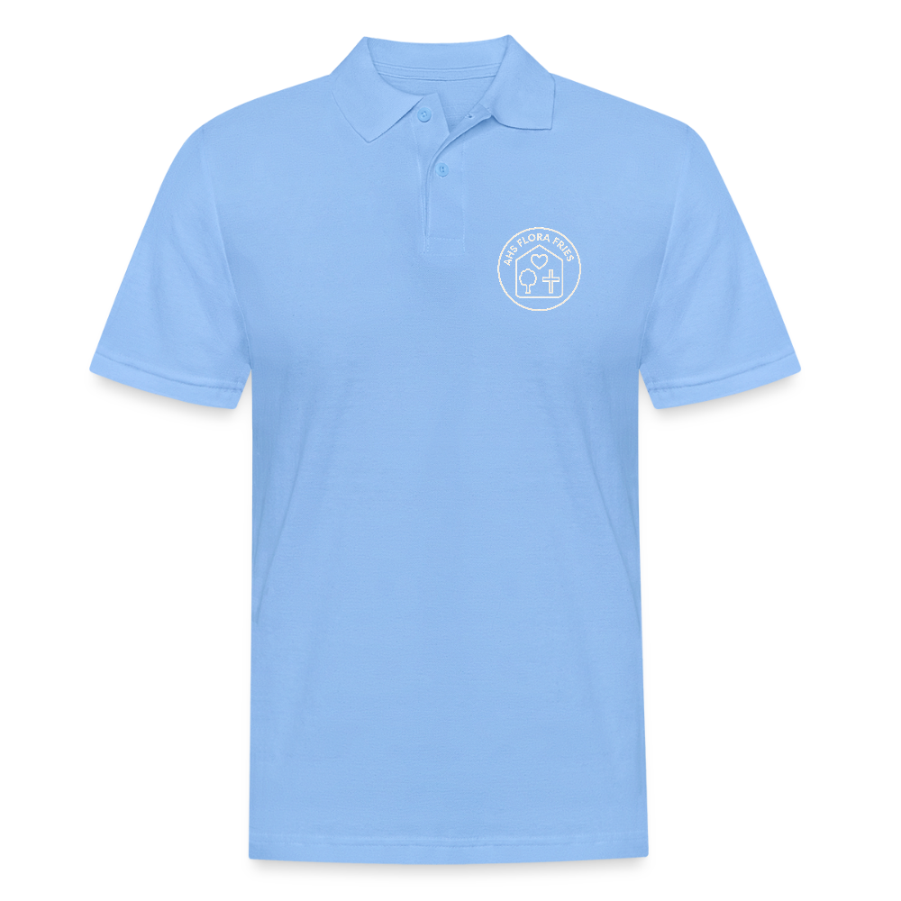 AHS Flora Fries- Polo Shirt - sky blue