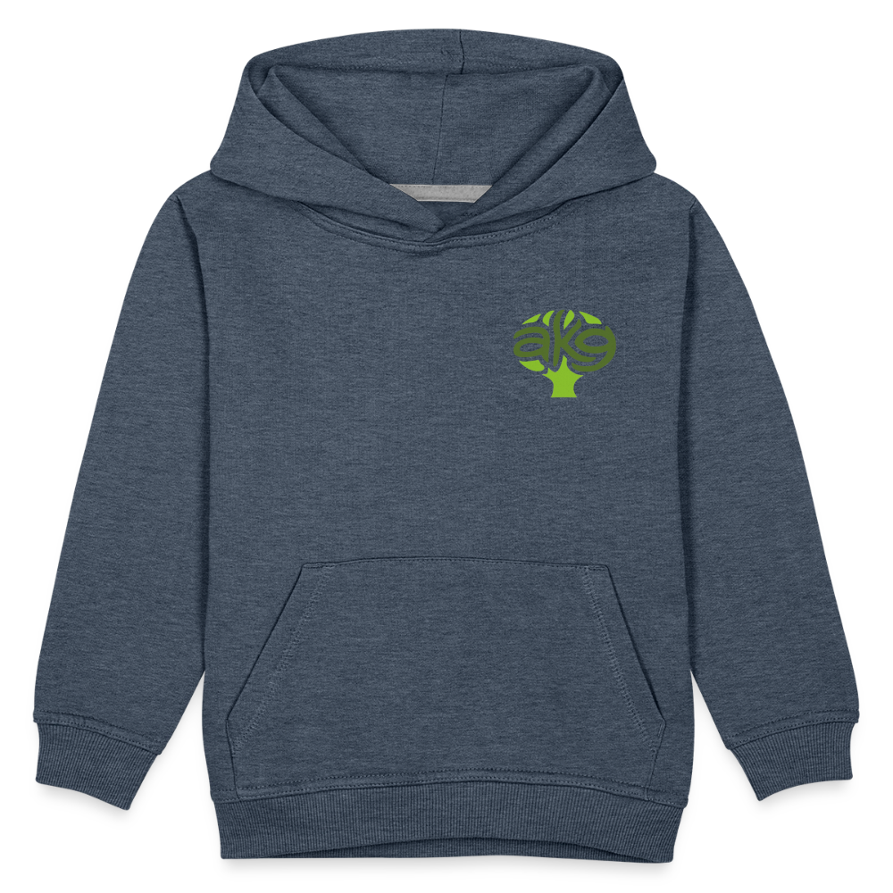 Anton-Krieger-Gasse Kinder Hoodie - heather denim