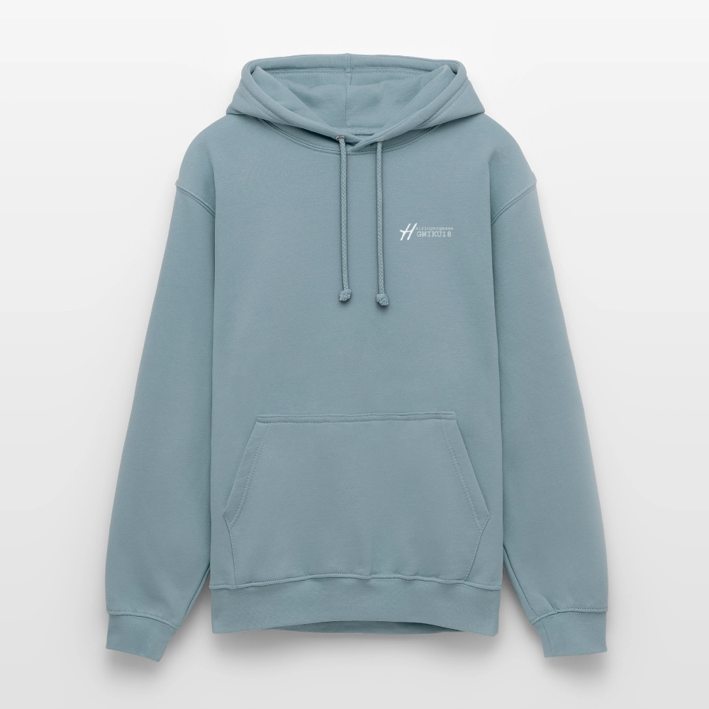 Haizingergymnasium- Hoodie - stonewash blue