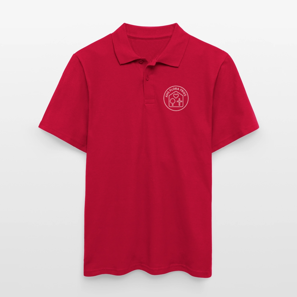AHS Flora Fries- Polo Shirt - cherry red
