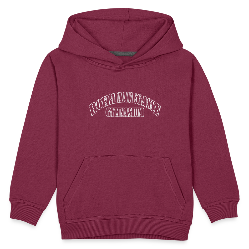Boga3- Kinder Hoodie - bordeaux