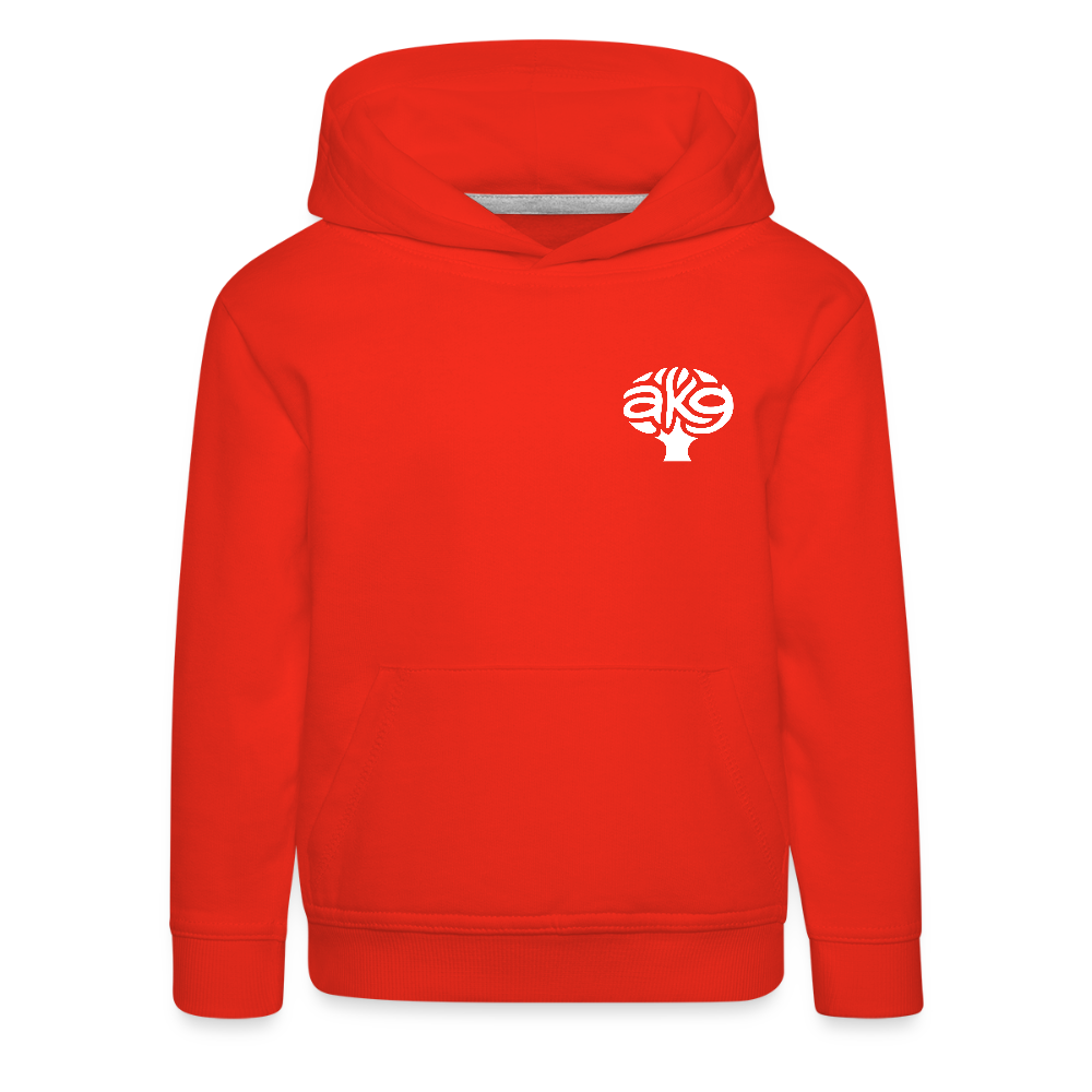 Anton-Krieger-Gasse Kinder Hoodie - red