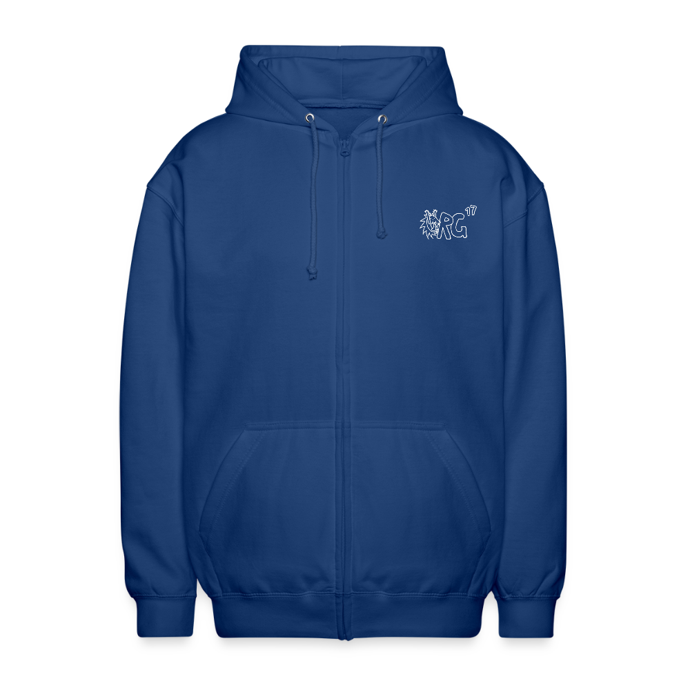 AHS Geblergasse Kapuzenjacke - royal blue