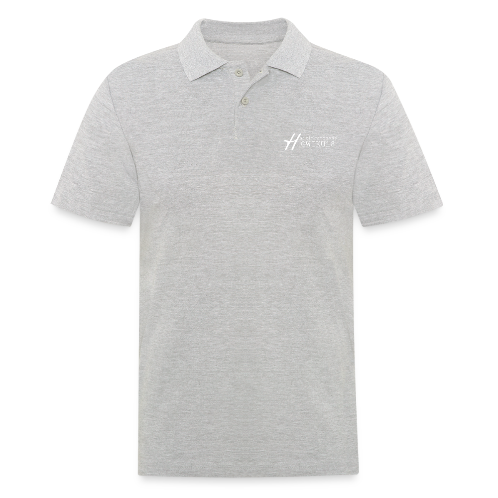 Haizingergymnasium- Polo Shirt - heather grey