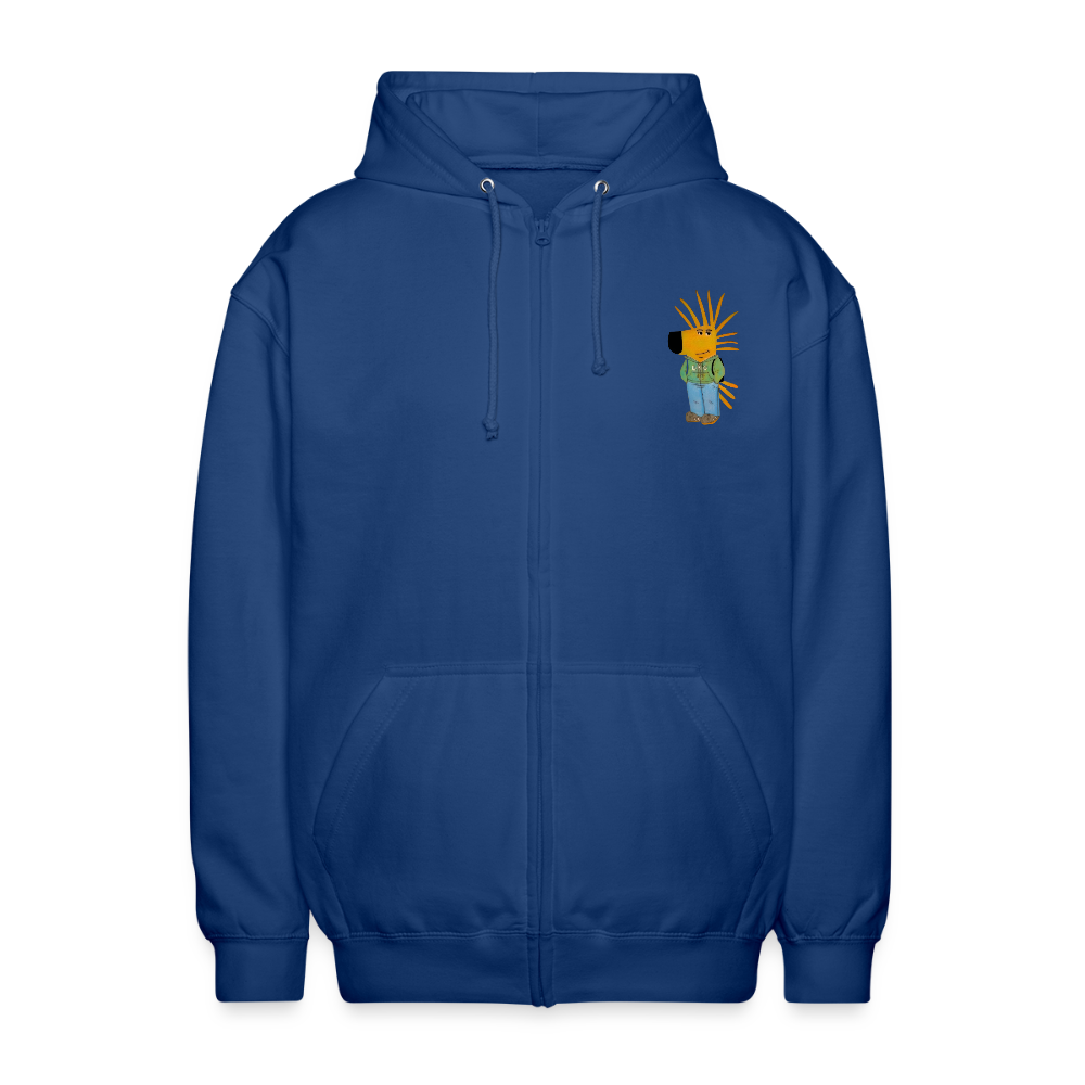 AHS Geblergasse Kapuzenjacke - royal blue