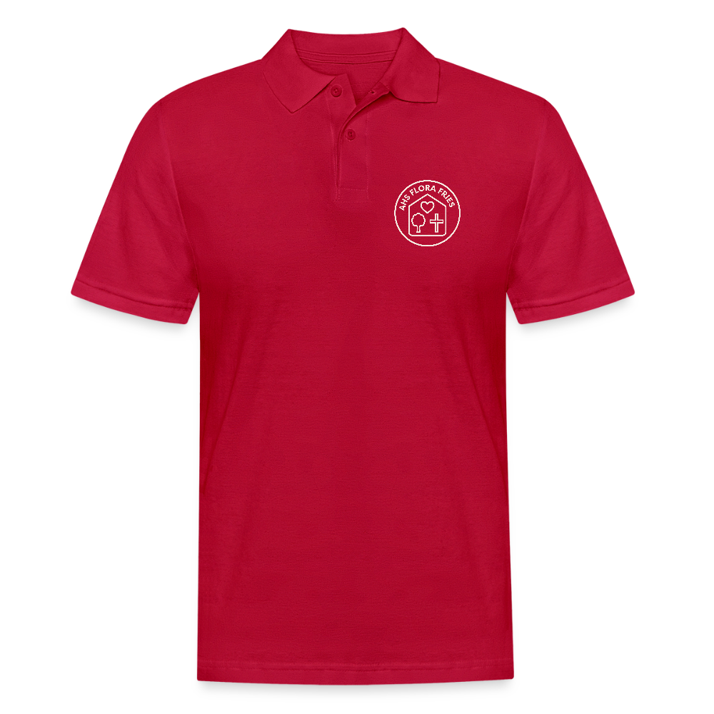 AHS Flora Fries- Polo Shirt - cherry red