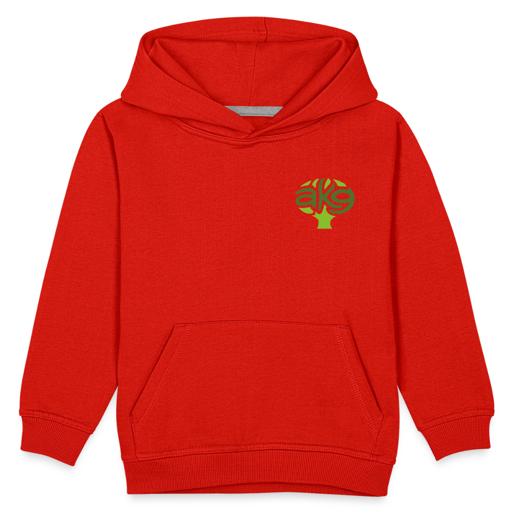 Anton-Krieger-Gasse Kinder Hoodie - red