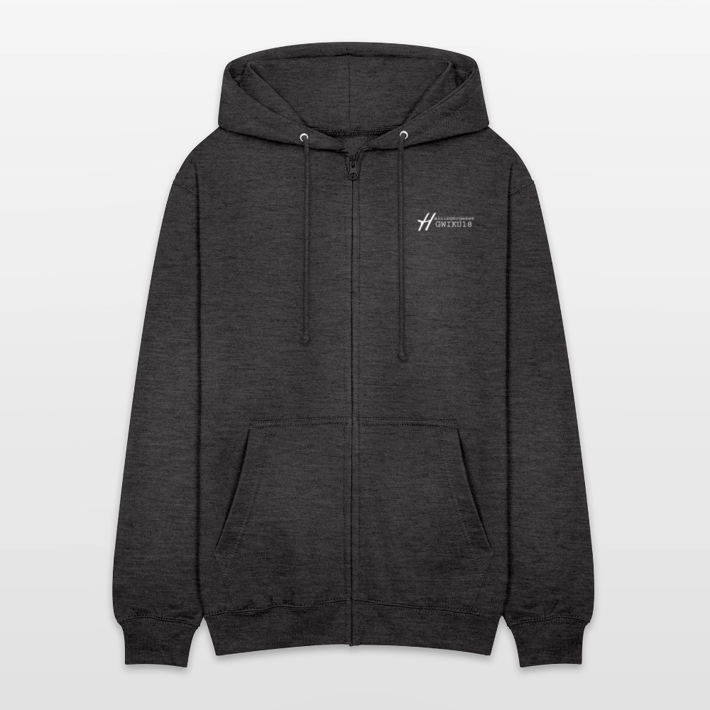 Haizingergymnasium- Kapuzenjacke - charcoal grey