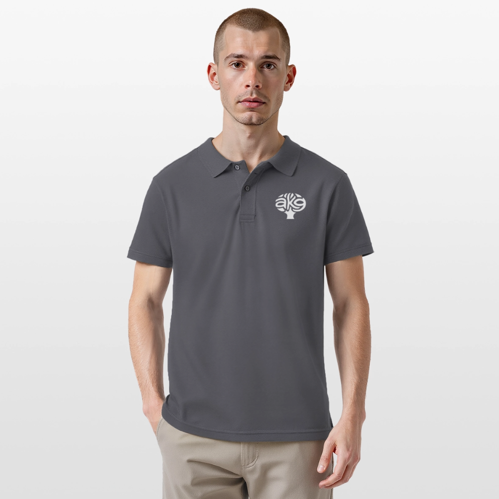 Anton-Krieger-Gasse Poloshirt - charcoal grey