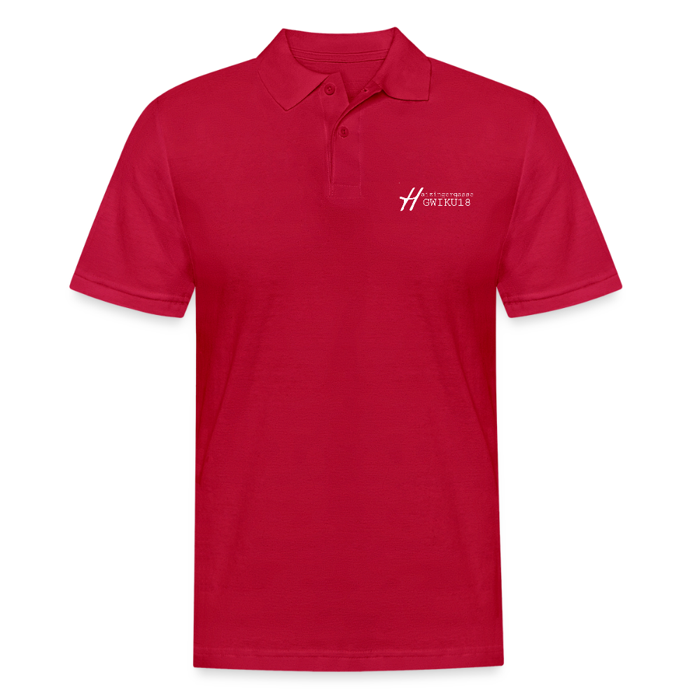 Haizingergymnasium- Polo Shirt - cherry red
