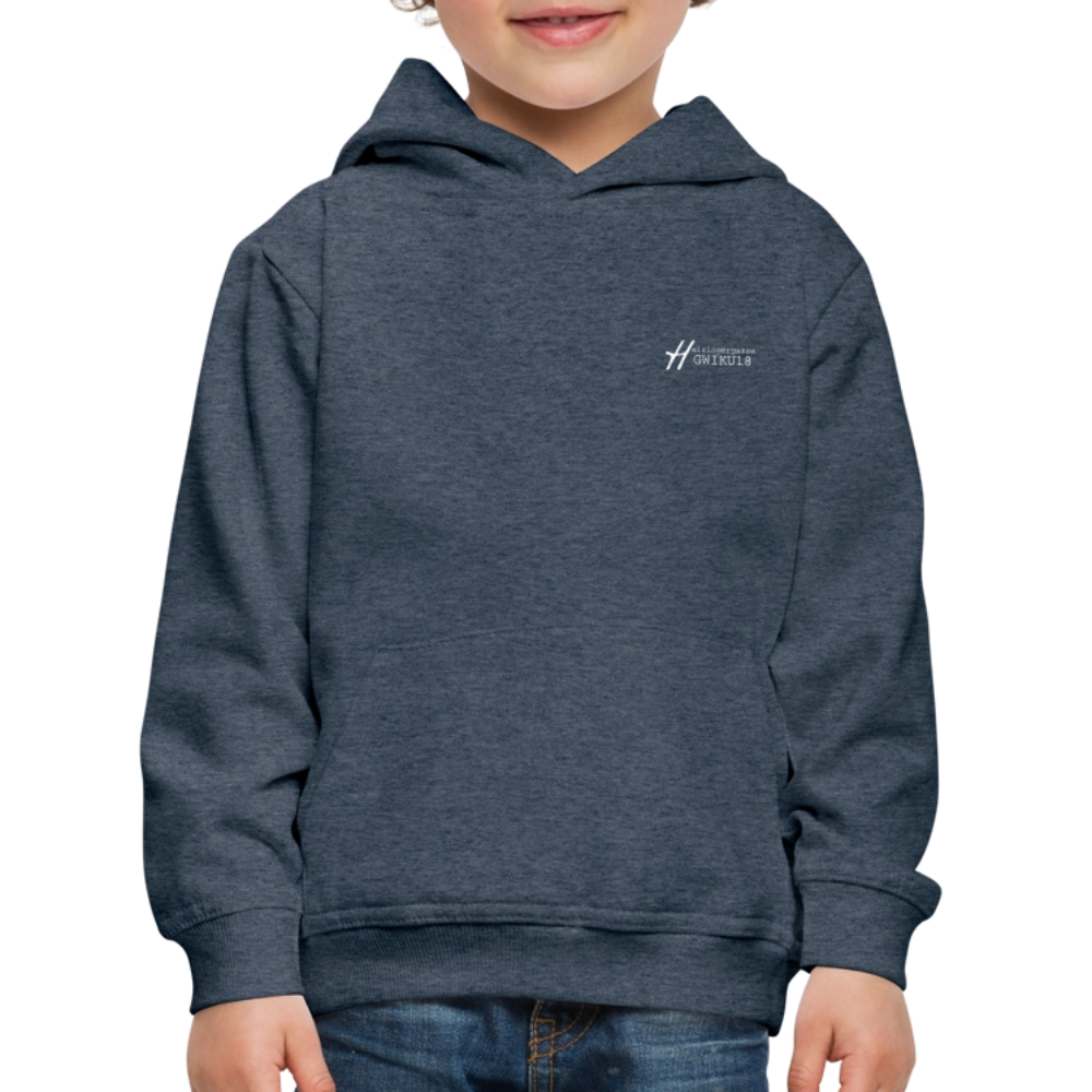 Haizingergymnasium- Hoodie - heather denim