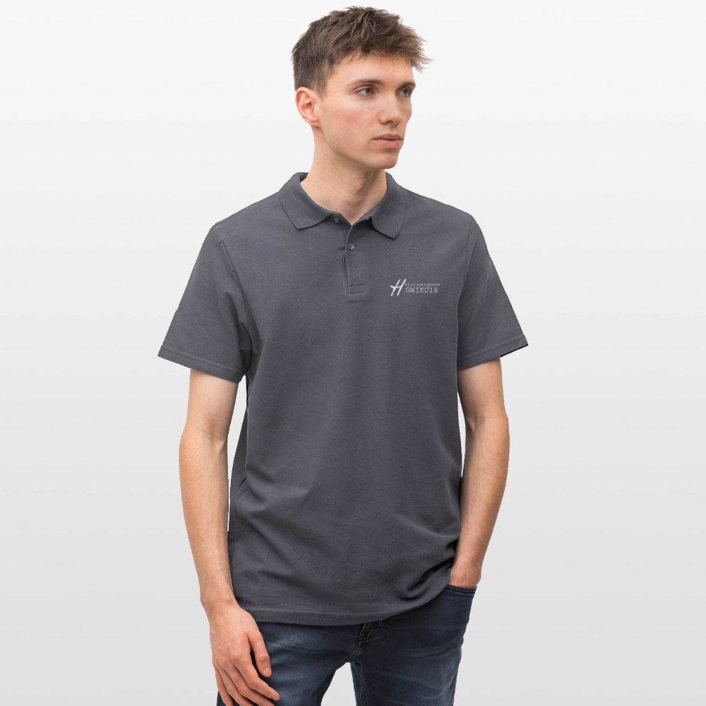 Haizingergymnasium- Polo Shirt - charcoal grey