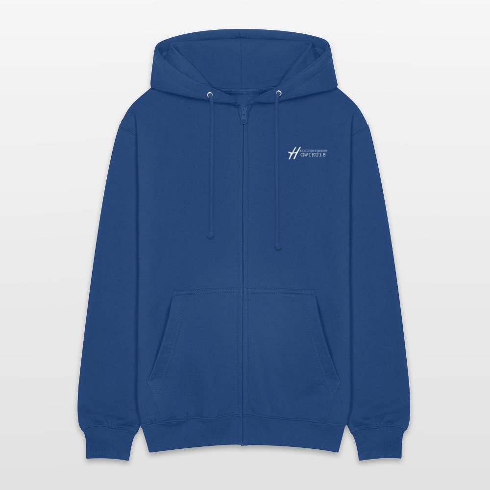 Haizingergymnasium- Kapuzenjacke - royal blue