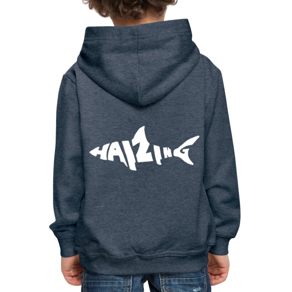 Haizingergymnasium- Hoodie - heather denim