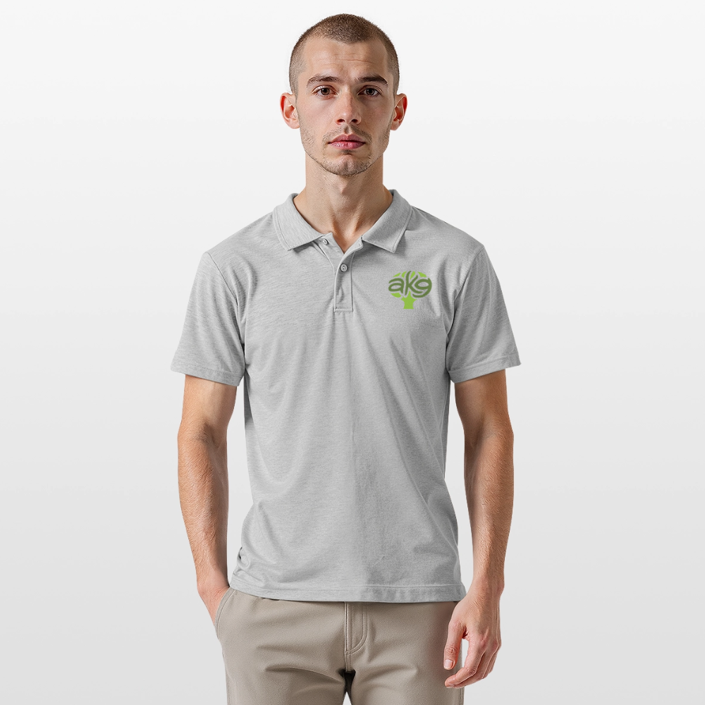 Anton-Krieger-Gasse Poloshirt - heather grey