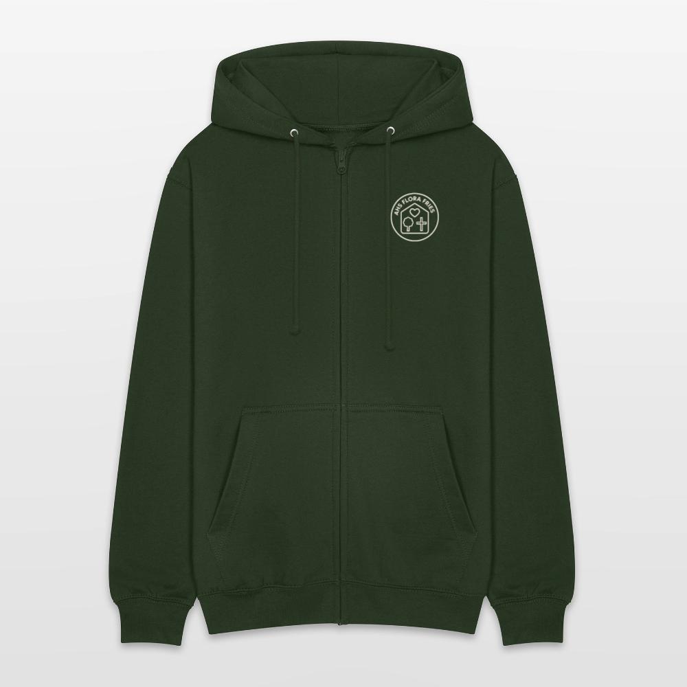 AHS Flora Fries- Unisex Hooded Jacket - forest green