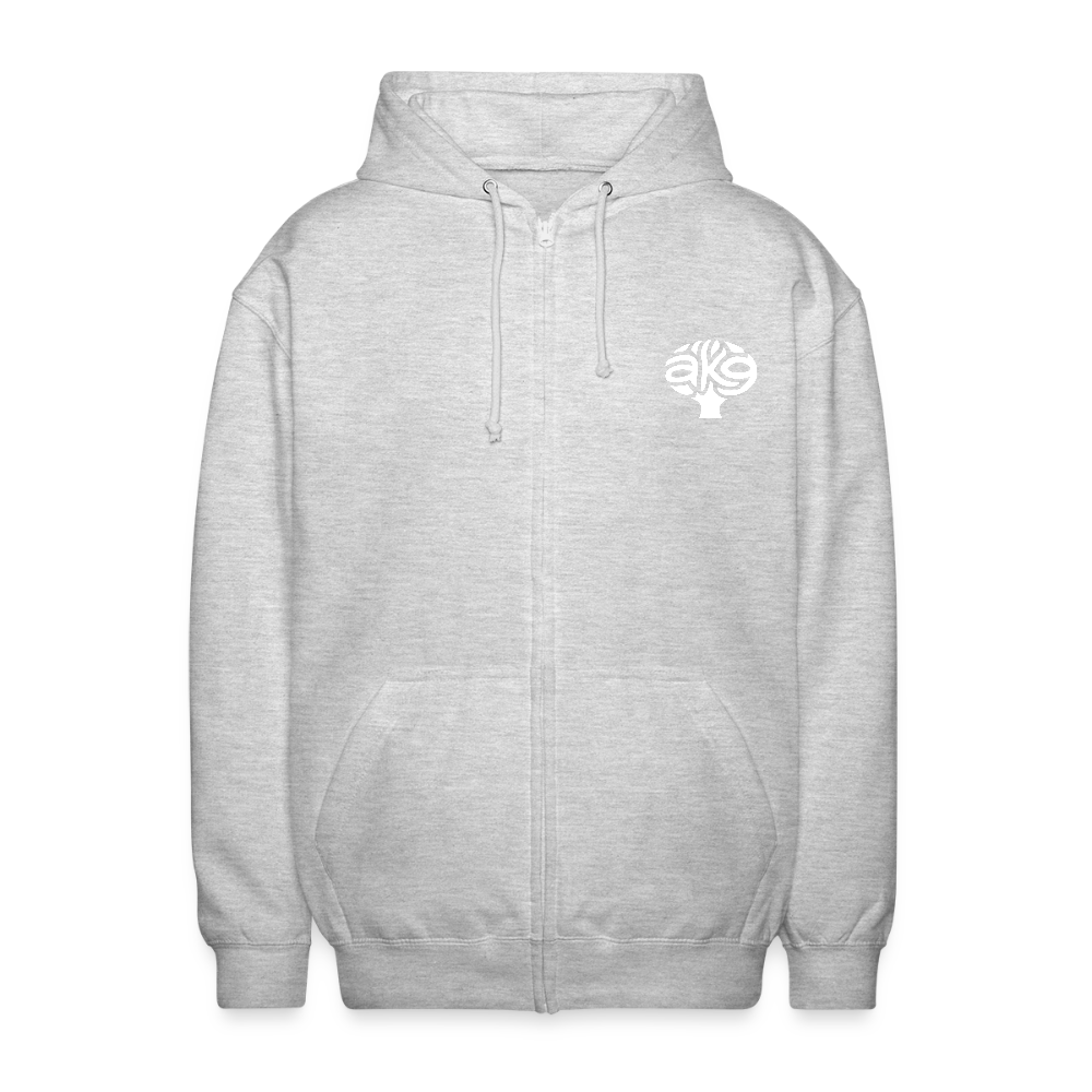 Anton-Krieger-Gasse Kapuzenjacke - light heather grey
