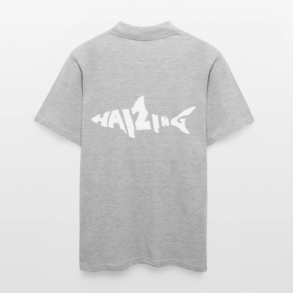 Haizingergymnasium- Polo Shirt - heather grey