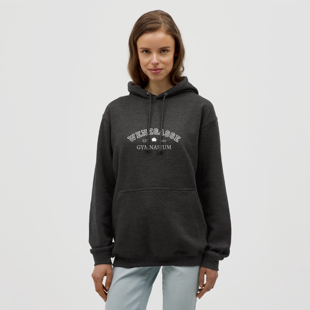 GRG13 Wenzgasse- Hoodie (Design 2) - charcoal grey
