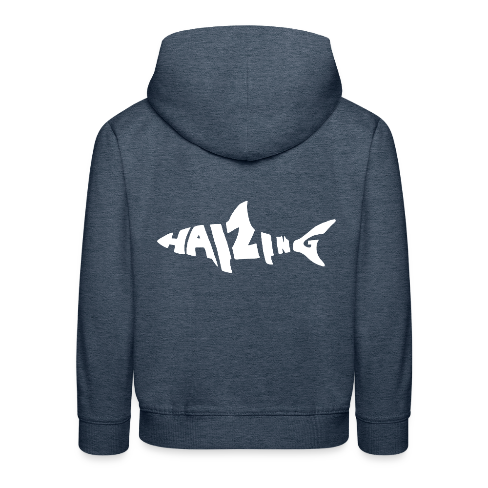 Haizingergymnasium- Hoodie - heather denim