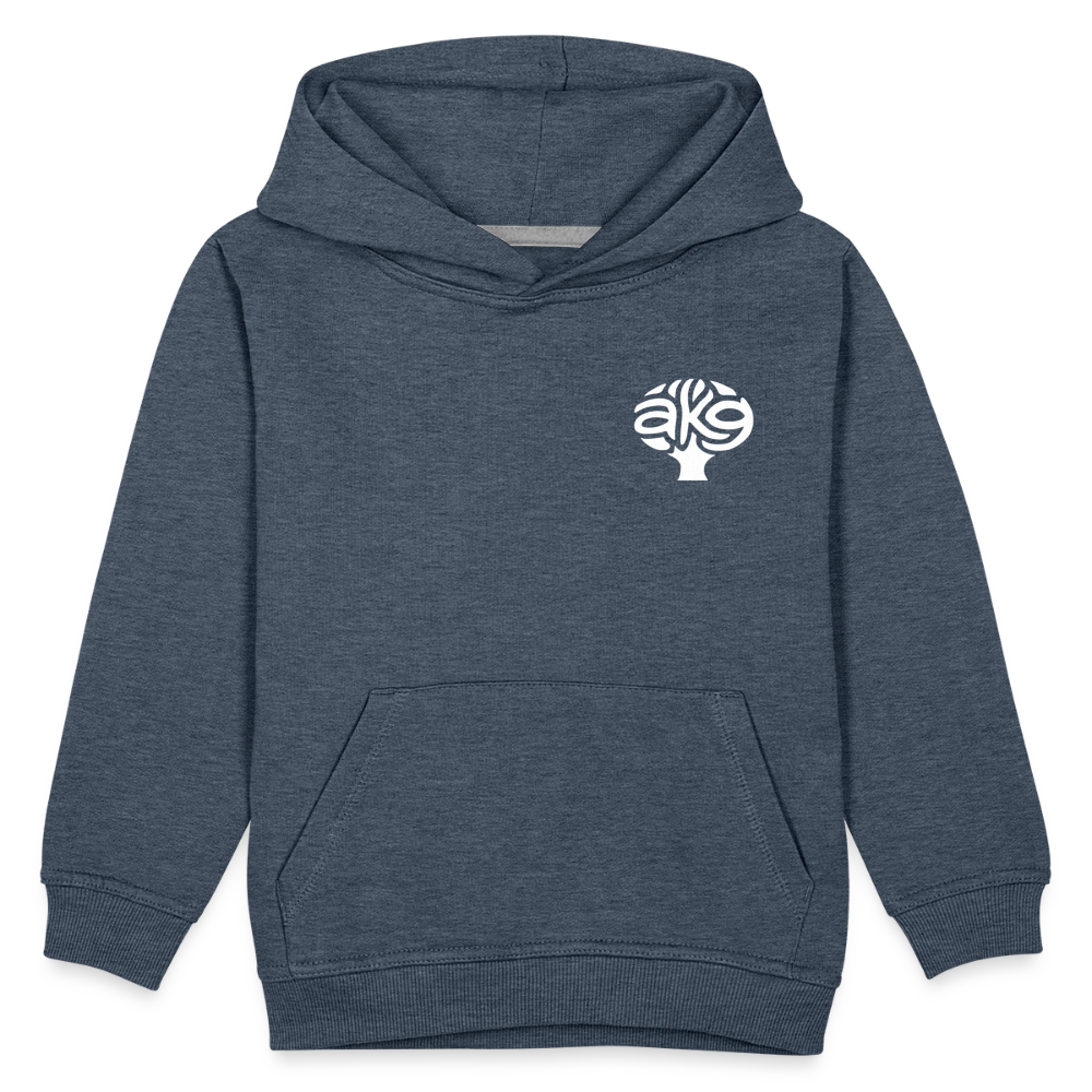 Anton-Krieger-Gasse Kinder Hoodie - heather denim