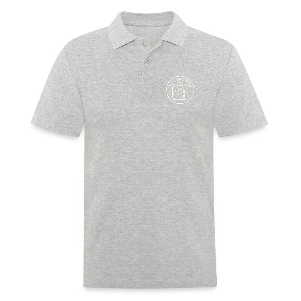 AHS Flora Fries- Polo Shirt - heather grey