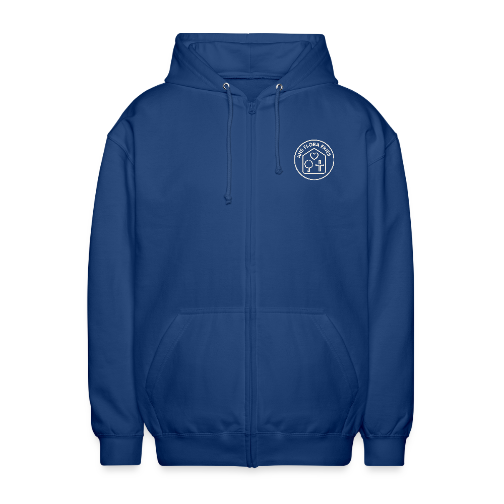 AHS Flora Fries- Unisex Hooded Jacket - royal blue