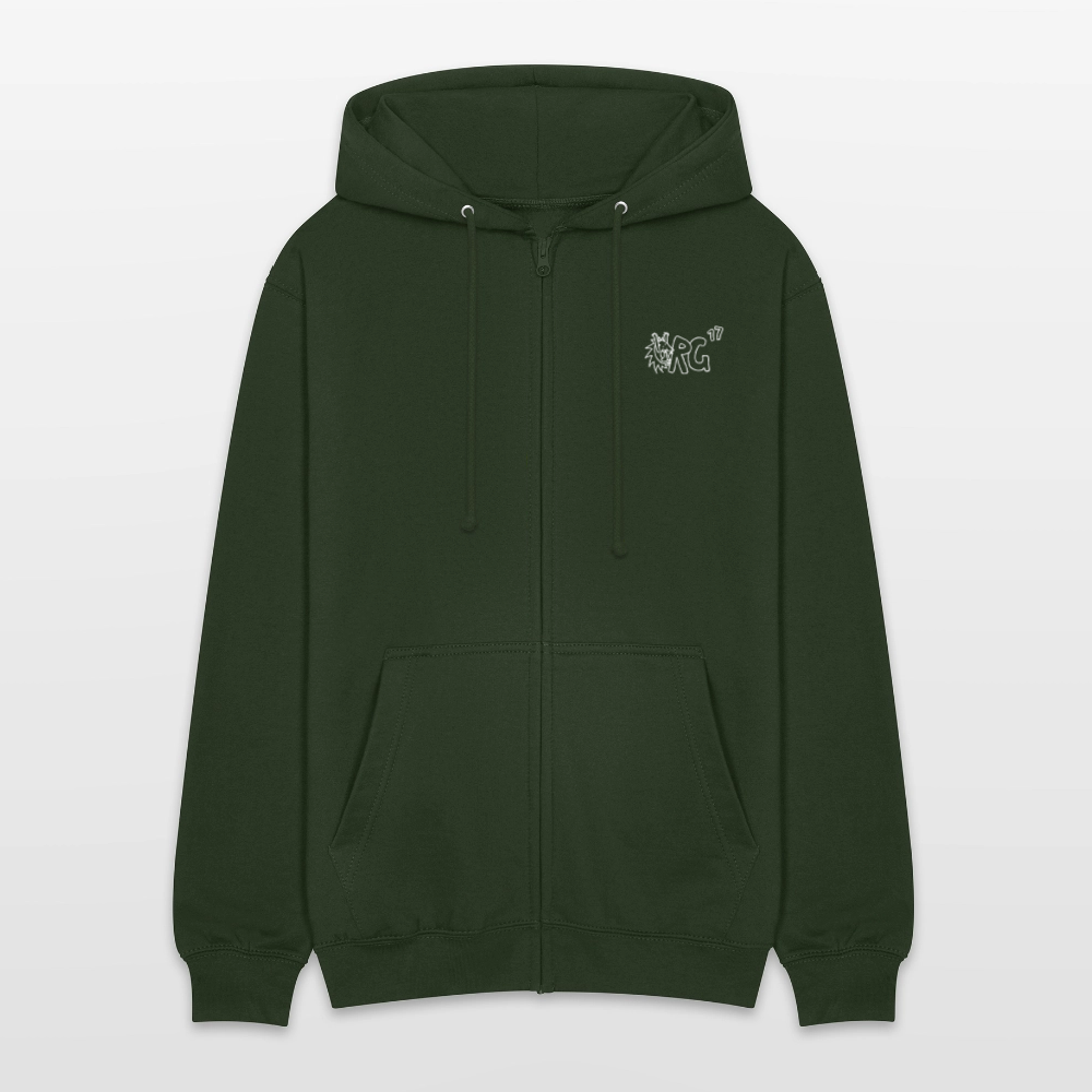 AHS Geblergasse Kapuzenjacke - forest green