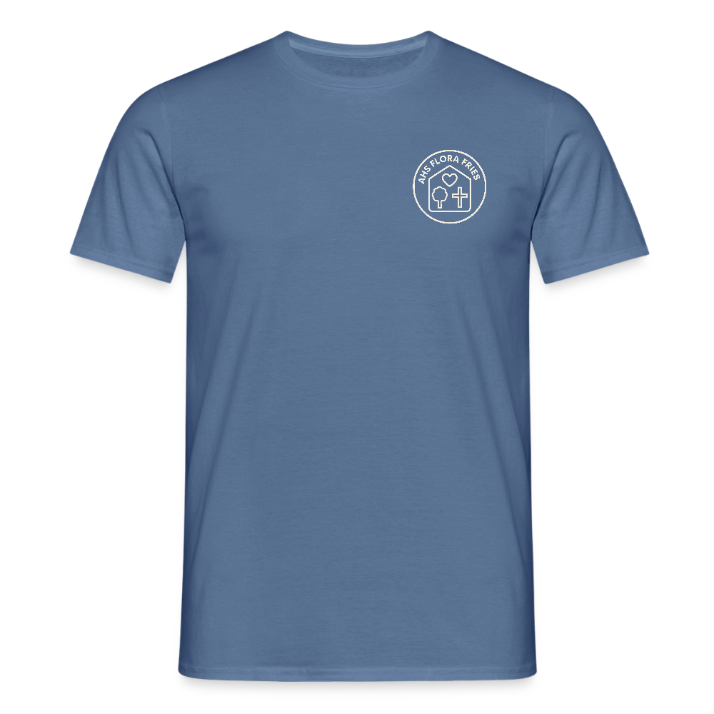 AHS Flora Fries- T-Shirt - dove blue