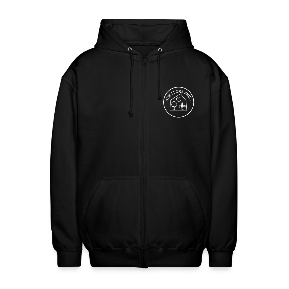 AHS Flora Fries- Unisex Hooded Jacket - black