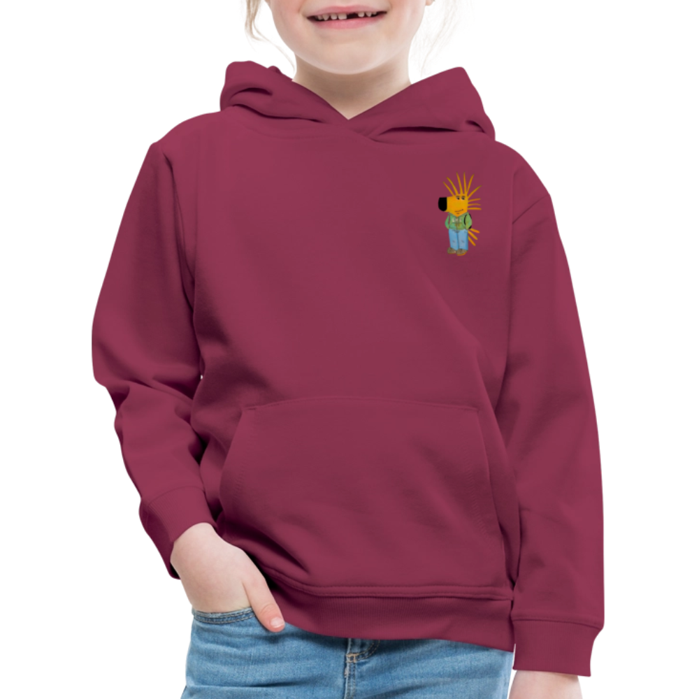 AHS Geblergasse Kinder Hoodie - bordeaux