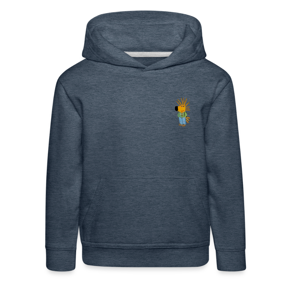 AHS Geblergasse Kinder Hoodie - heather denim