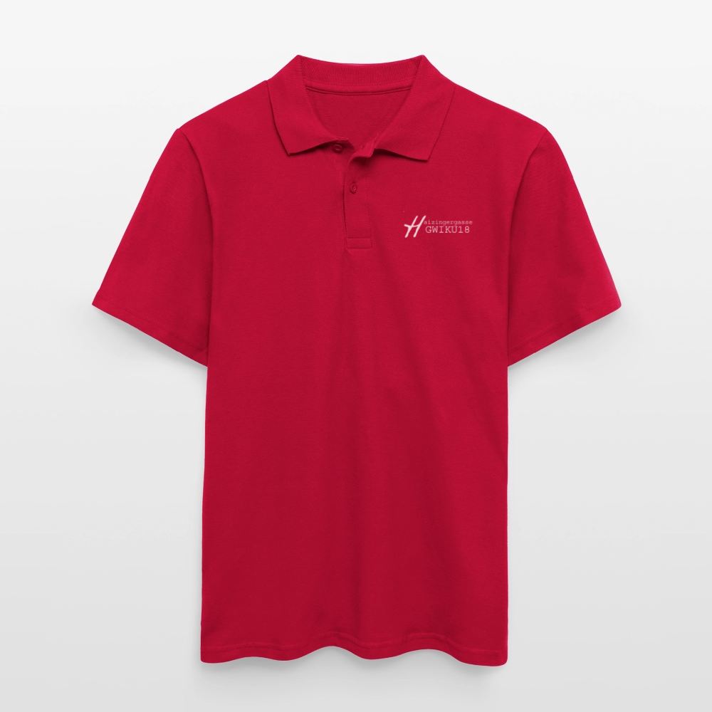 Haizingergymnasium- Polo Shirt - cherry red