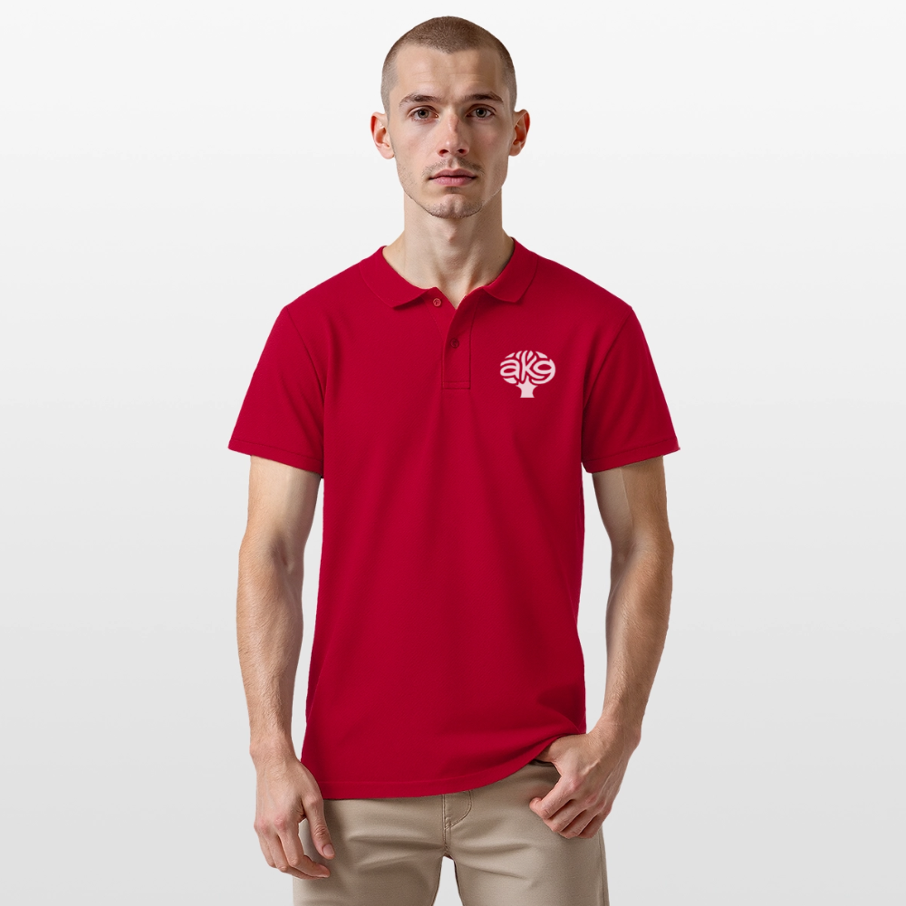 Anton-Krieger-Gasse Poloshirt - cherry red