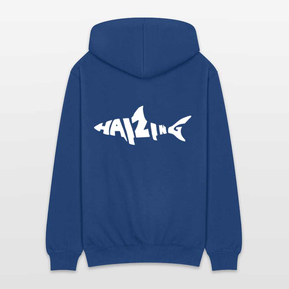Haizingergymnasium- Kapuzenjacke - royal blue