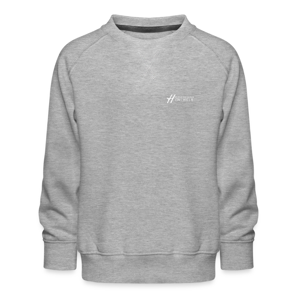 Haizingergymnasium- Kinder Sweatshirt - heather grey